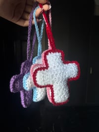 Image 1 of Cross car hangers/bag charms ❤️