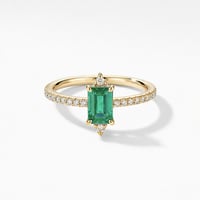 Image 1 of Sparkling Emerald Ring (S)