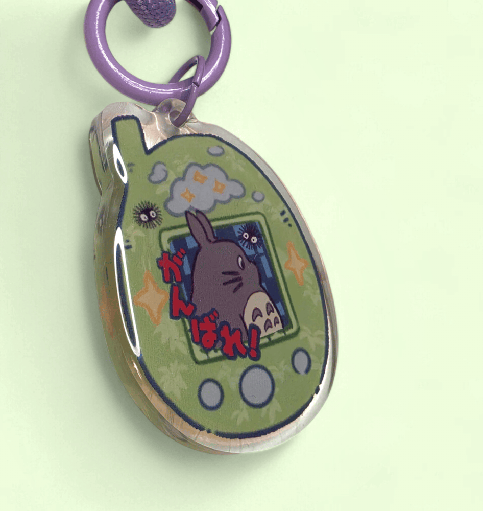 Image of Totoro tamagotchi style