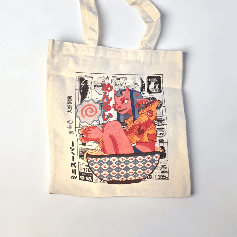 Image of Ramen demon grl tote