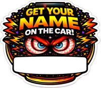 Get Your Name On My Car! Custom Name Placement – Sticker Takeover - Read Description 