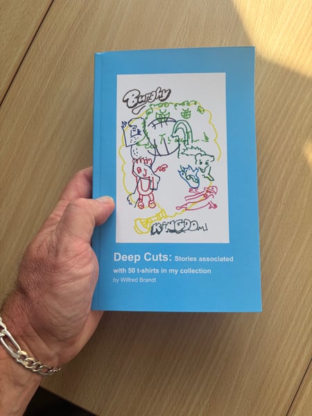 Image of Deep Cuts: Stories associated with 50 t-shirts in my collection