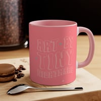 Image 3 of Heart Lollipop Accent Mug — 'Lick Me' Coffee Cup