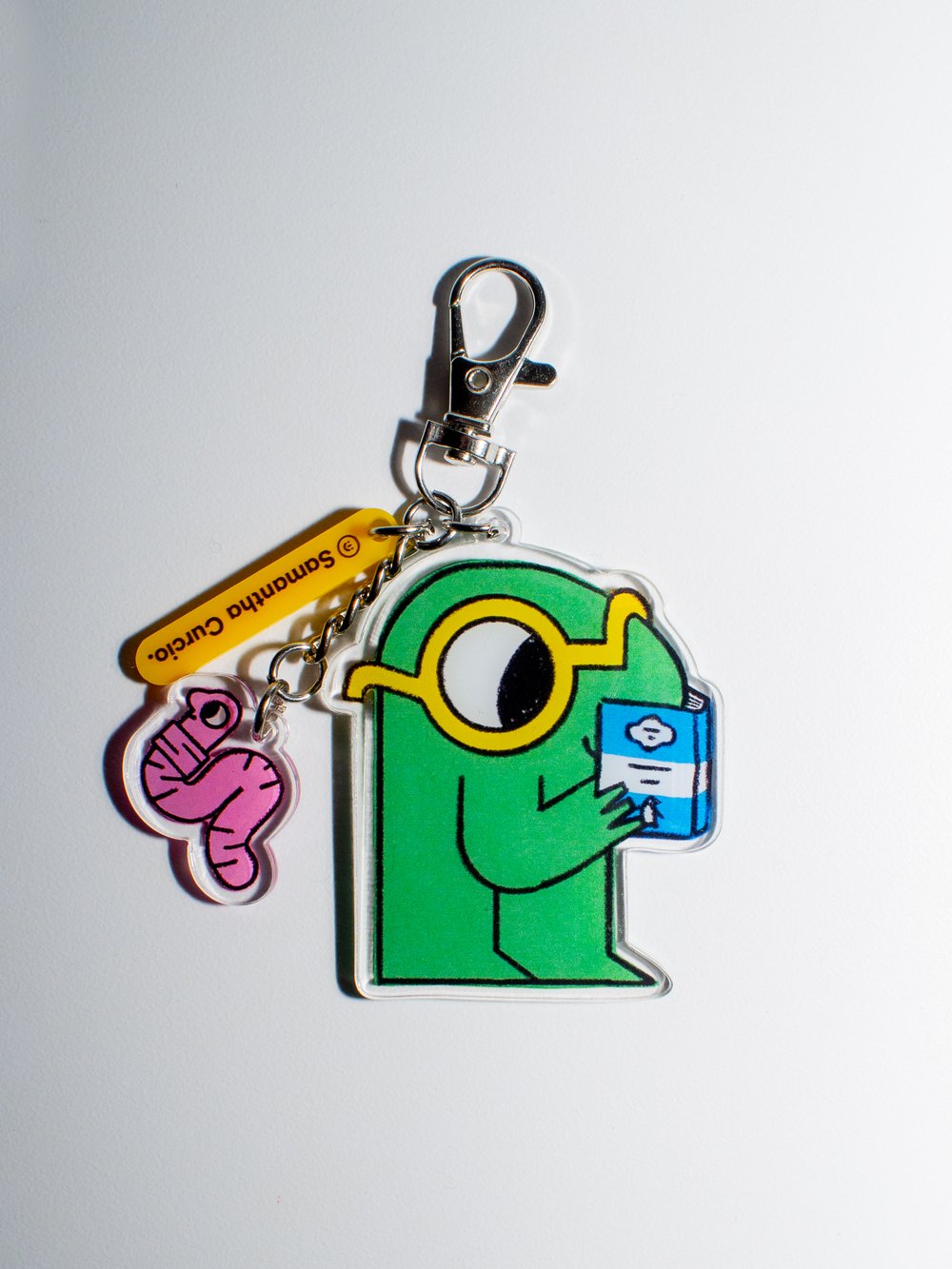 Image of Bookworm - Charm / Keyring