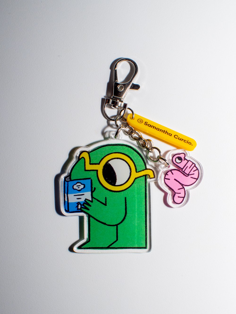 Image of Bookworm - Charm / Keyring