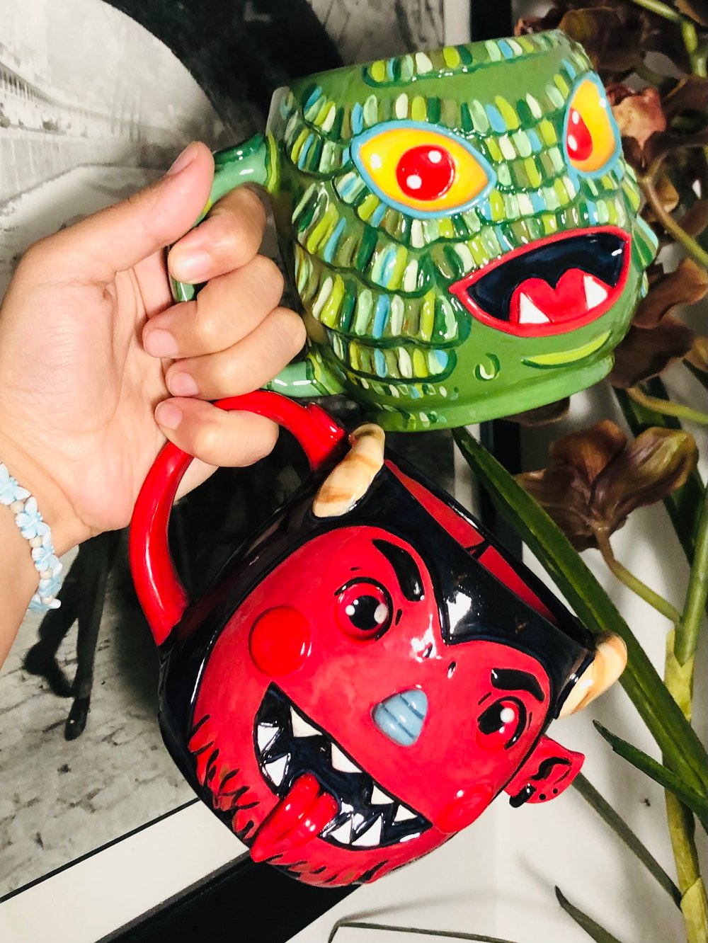 Image of Nichole P- Krampus-Halloween cookie and creature mugs