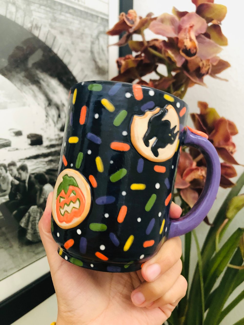 Image of Nichole P- Krampus-Halloween cookie and creature mugs