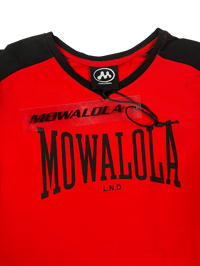Image 3 of AUTHENTIC! Mowalola Cropped Long Sleeve V-neck