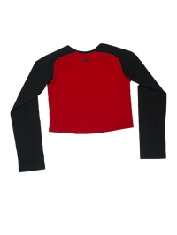 Image 2 of AUTHENTIC! Mowalola Cropped Long Sleeve V-neck