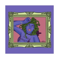 Image 1 of 'I’m Not A Monster' Medusa Pop Art Print -- Fine Art Poster