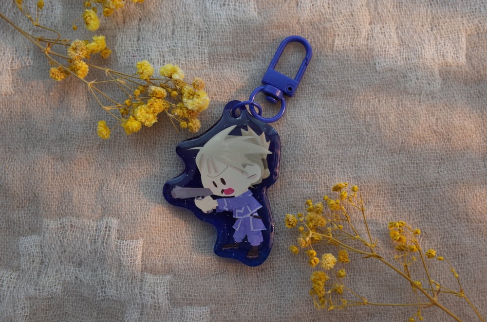 Image of Riza Hawkeye Epoxy Keychain | 1.96"(5cm)