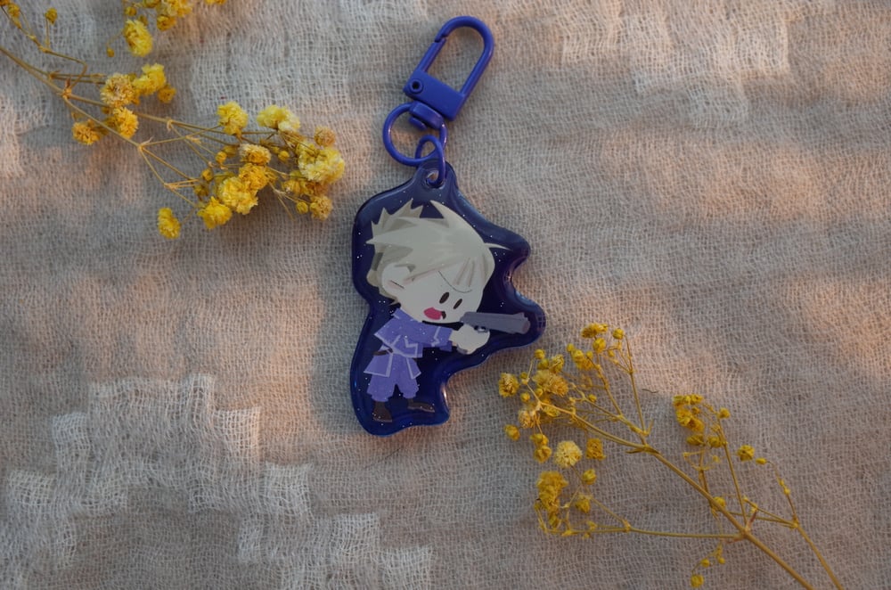 Image of Riza Hawkeye Epoxy Keychain | 1.96"(5cm)