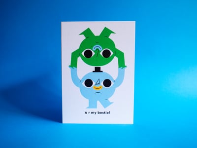 Image of My Bestie - greeting card