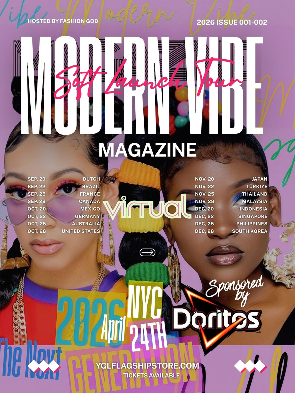Image of MODERN VIBE MAGAZINE SOFT LAUNCH TOUR