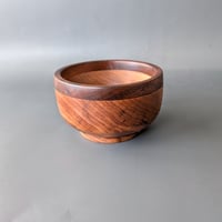 Image 4 of Large Altar Bowl - Maple and Walnut 3.85" x 2.365"