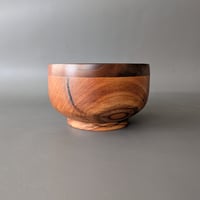 Image 2 of Large Altar Bowl - Maple and Walnut 3.85" x 2.365"