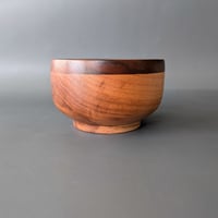 Image 1 of Large Altar Bowl - Maple and Walnut 3.85" x 2.365"