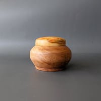 Image 4 of Lidded Vessel - Maple and Box Elder 3.25" x 2.25"