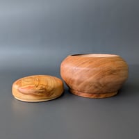 Image 5 of Lidded Vessel - Maple and Box Elder 3.25" x 2.25"