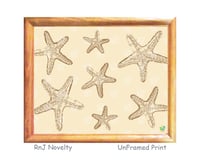 Image 1 of RnJ_Starfish_Natural UnFramed Print
