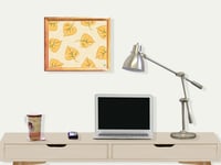 Image 2 of RnJ_PoplarLeaf_Ocher UnFramed Print