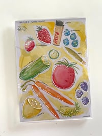 Farmerz Market Haul - original watercolor 5x7