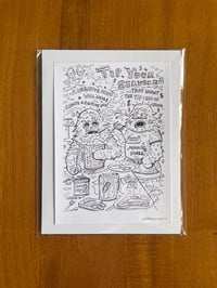 Tip your serverz!! 5x7 paper print