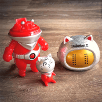 Image 3 of Baketan-man -Silver&Red- with Mini maman-man