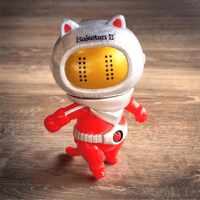 Image 2 of Baketan-man -Silver&Red- with Mini maman-man