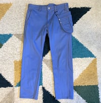 Image 1 of And Wander issey miyake cotton/poly jeans with attachment, size 3 (33”)