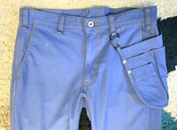 Image 2 of And Wander issey miyake cotton/poly jeans with attachment, size 3 (33”)