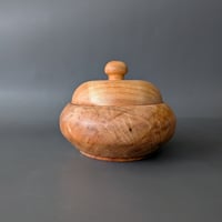 Image 5 of  Lidded Vessel - Spalted Maple 3.75 " x 2.75"