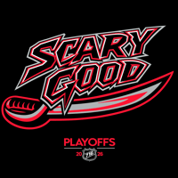 Image 3 of Scary Good Buffalo Hockey T-Shirt Hoodie - Black