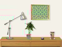 Image 4 of RnJ_DiamondTile_Blue UnFramed Print