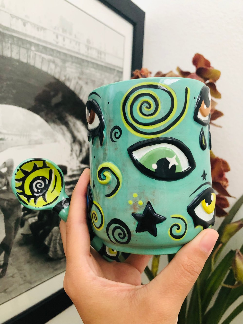 Image of Liberty- Eye mug and matching Spoon