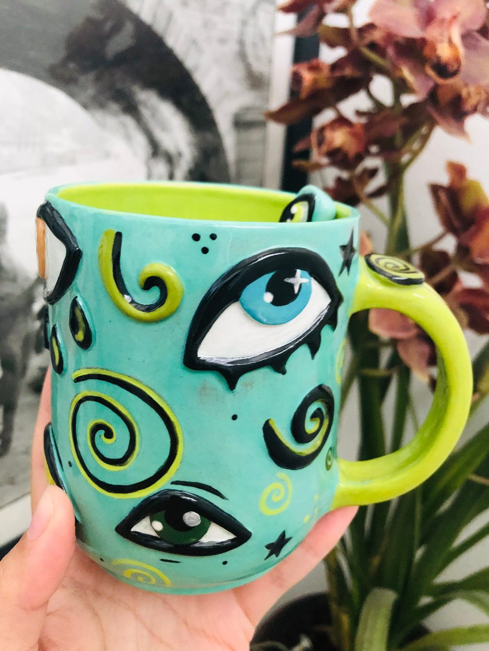 Image of Liberty- Eye mug and matching Spoon