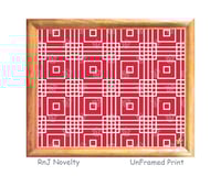 Image 1 of RnJ_Squared_Red UnFramed Print