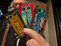 Tiny Free Verse Owls / 3-Piece Micro Art Set & Zine Series, Vol. 2 / #48 of 65