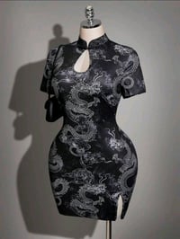 Image 1 of Tear Drop Dragon Dress