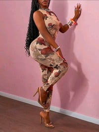 Image 2 of Rose Dragon Jumpsuit 