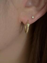 Image 6 of Serpent Whisper Huggie Earring