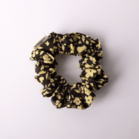 Mini Black Foral Cotton