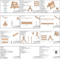Image 4 of Planter Box Plans 5-Box Tiered Wooden Garden Stand DIY Herb Vegetable Flower Raised