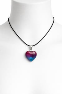 Two tone red and blue Heart