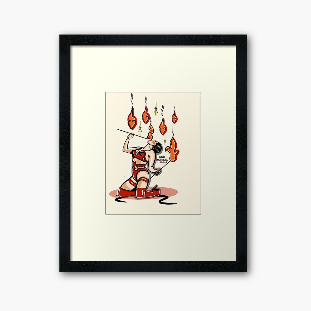 Image of Fire Fatale A4 print 