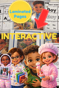 Image 2 of Interactive Personalized Sight Word Learning Binder Ages 3-5 (with QR codes))