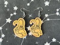 Image 2 of Loki Helmet Earrings