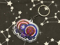 Image 1 of Cap &amp; Peggy Keyring