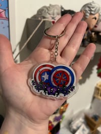 Image 2 of Cap &amp; Peggy Keyring
