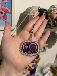 Image 2 of Cap &amp; Peggy Phone Charm